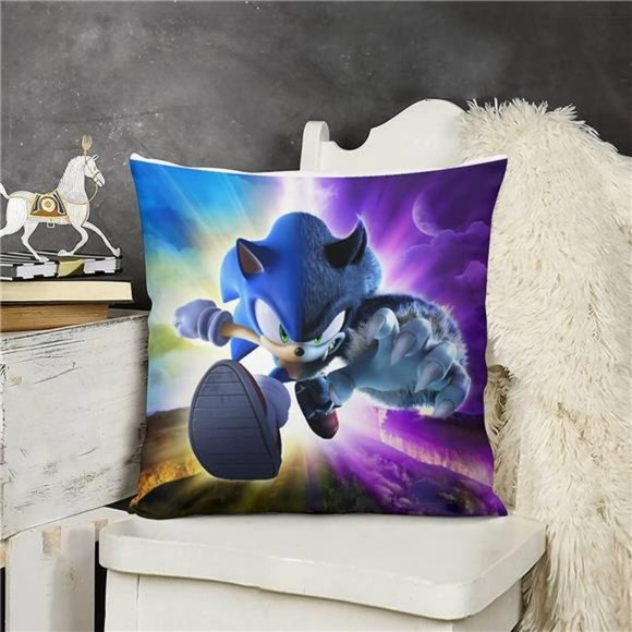 Flannel Blanket with Short Plush Pillowcase, Lightweight Throw Blanket, 40x50‘’ - Picture 3 of 7